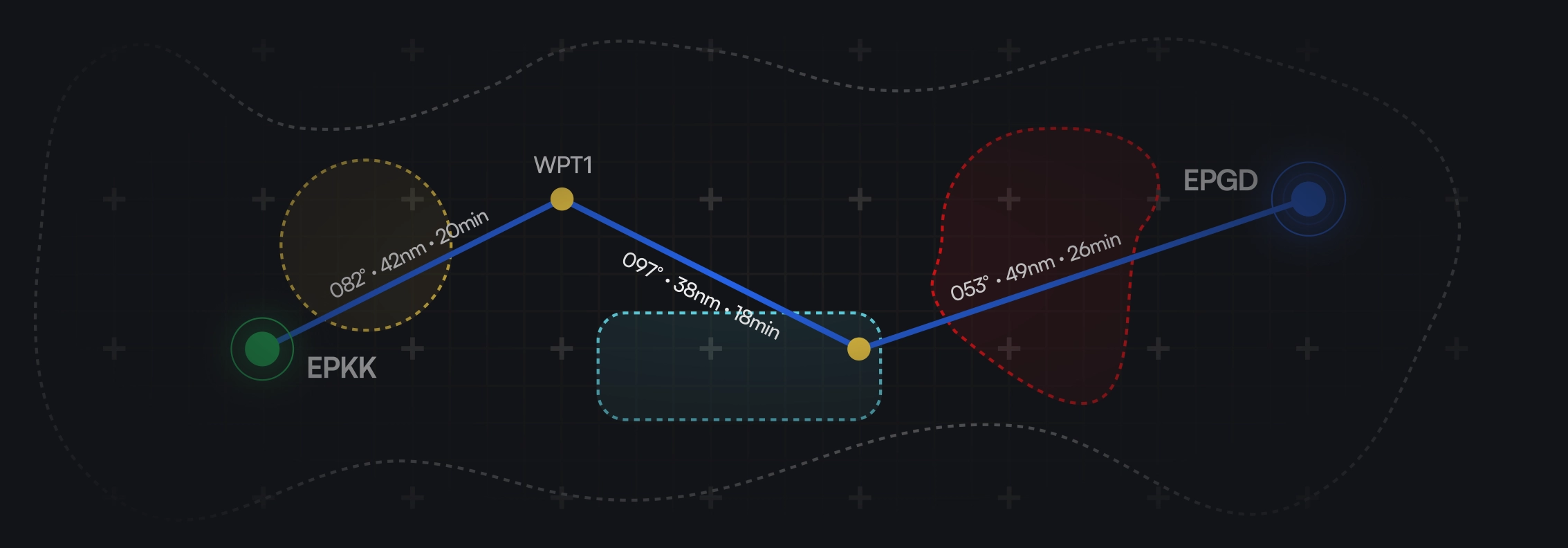 Plan lotu mockup